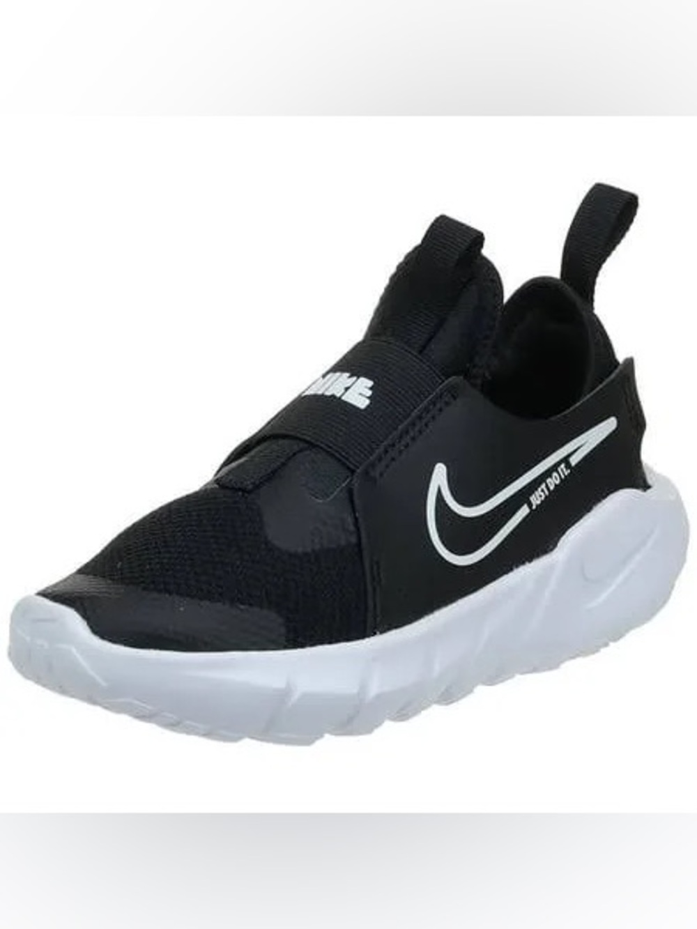 Nike // Toddler Black and White Slip-On Athletic Sneakers